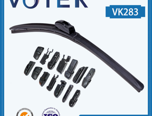 VOTEK Multifunctional Flat Wiper Blades Multi-Fit Soft Boneless Windshield Beam Wiper Blades VK283