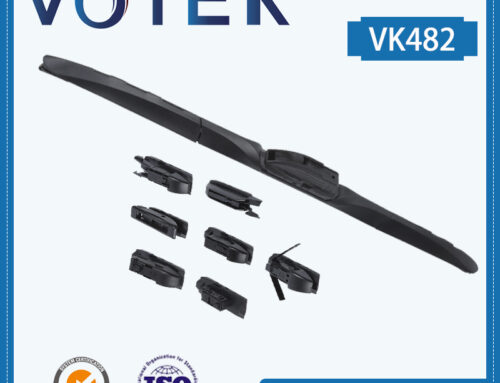 VOTEK Multifunctional Hybrid Wiper Blades Soft Flat Multi-Fit Windshield Beam Wiper Blades VK482