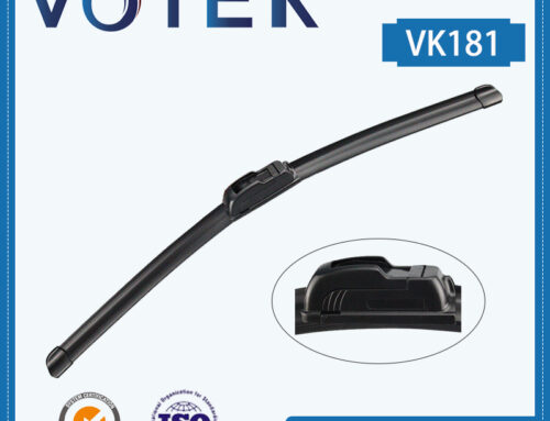 VOTEK U/J Hook Universal Wiper Blades Soft Flat Boneless Windshield Wiper Blades VK181